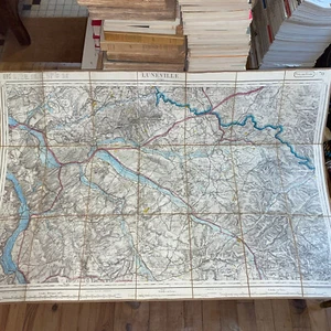 Carte Lunéville Première Guerre Mondiale Dépôt De La Guerre Etat Major Lemercier - Photo 1/6