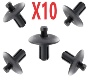 10x Verkleidung & Karosserie Panel Clips - passend für einige Audi Radlauf, Kühlergrill, Kabine 4D0807300 - Bild 1 von 1