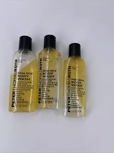 3x Peter Thomas Roth Mega Rich Body Wash Travel Size 1 Oz - Picture 1 of 1
