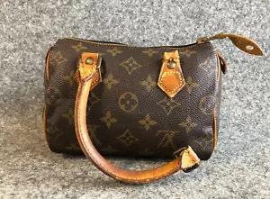 Authentic Louis Vuitton Monogram Hand Bag Nano Speedy old moldel - Picture 1 of 19
