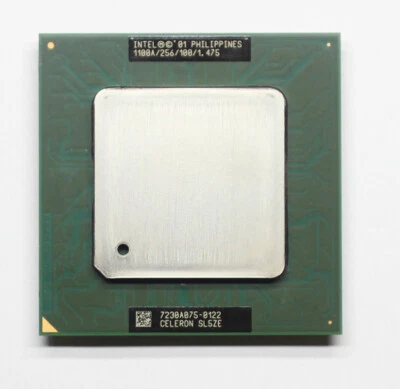 Socket 370 CPU - Intel Celeron 1100A - Tualatin - TESTED - Image 1 of 2