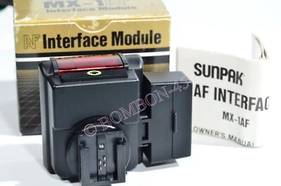 Módulo SUNPAK INTERFACE MX-1AF PARA CÁMARA MINOLTA i & xi - NUNCA USADO SOLO PROBADO. Foto 1 de 4