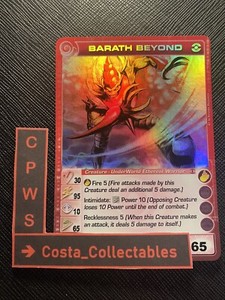 BARATH BEYOND - MAX E & P - 30/95/10/65/65 - SUPER - CHAOTIC CARD - 1ST ED - NM