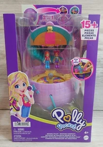 Polly Pocket Double Play Skating Compact - Disco Rollbahn oder Raumschiff F168 - Bild 1 von 5