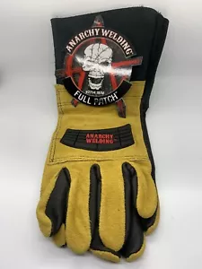 Anarchy Schweißerhandschuhe !!! Rücken aus gespaltenem Rindsleder mit Hirschlederhand - neu mit Etikett - Bild 1 von 4