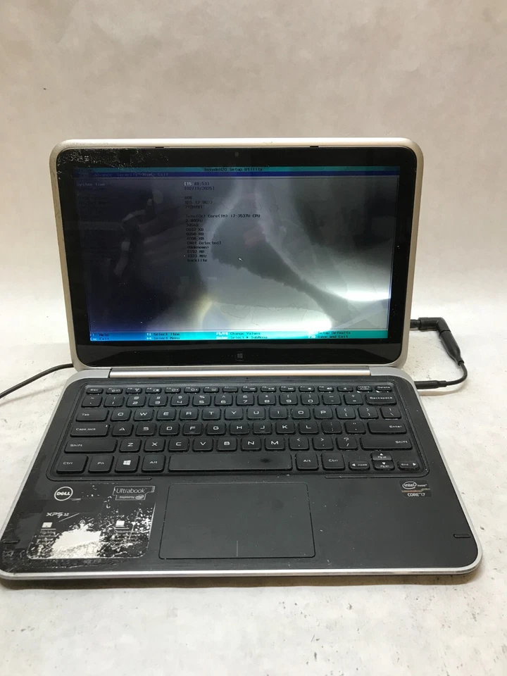 Dell XPS 12 9Q23 12" Laptop Intel i7-3537U 2.0GHz 8GB RAM NO SSD For Parts -  DW - Image 1 of 4