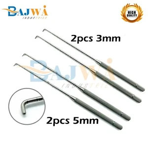 Arthroscopy Probe 3mm and 5mm Surgical instruments 4pcs - Picture 1 of 6