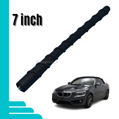 Antena 7" Remolino Negro para BMW 228i, 230i, 240i, M235i 2014-2021 Foto 1 de 4