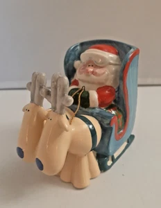Figura de Navidad de repuesto de reno trineo de Papá Noel Enesco 1985 Kersten Brothers - Imagen 1 de 8