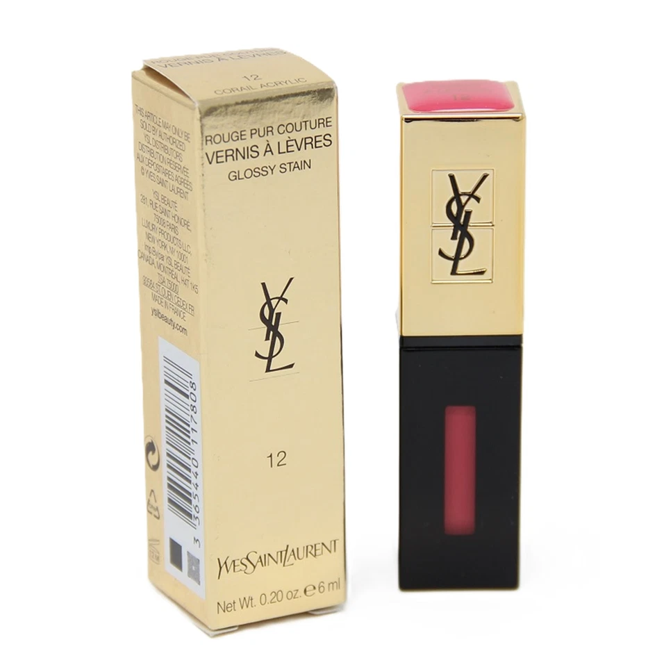 Yves Saint Laurent Vernis a Levres Glossy Lipgloss 12 Corail - Bild 1 von 1