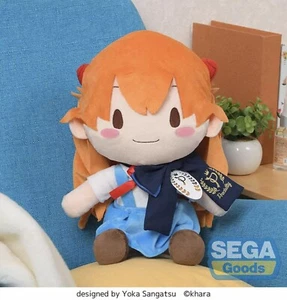 EVANGELION Fuwapetit Asuka Langley Preciality Plush L SEGA - Picture 1 of 6