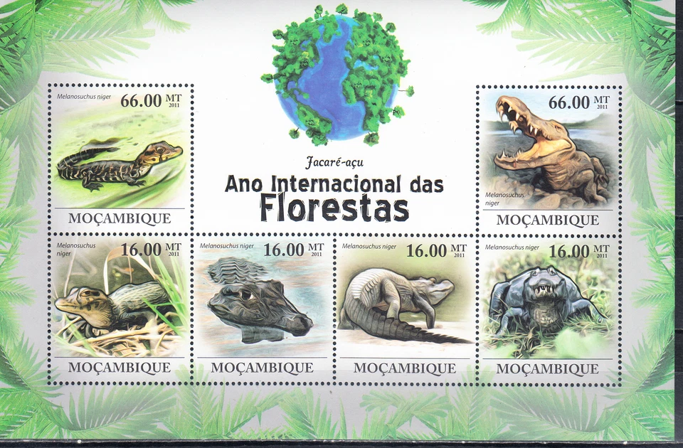 W MOZAMBIQUE 2173 INTERNATIONAL FORESTS YEAR REPTILES - Image 1 of 1