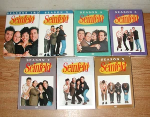 SEINFELD TV SERIES DVD BOX SET COMPLETE SEASONS 1-5 & 7-9 - 7 VOLUMES - 28 DISCS - Picture 1 of 9