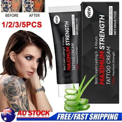 1-5Pcs Tattoo Numibing Cream Gel 20g- Up to 6 Hours Extra Strength for Tattoos - image 1 of 4