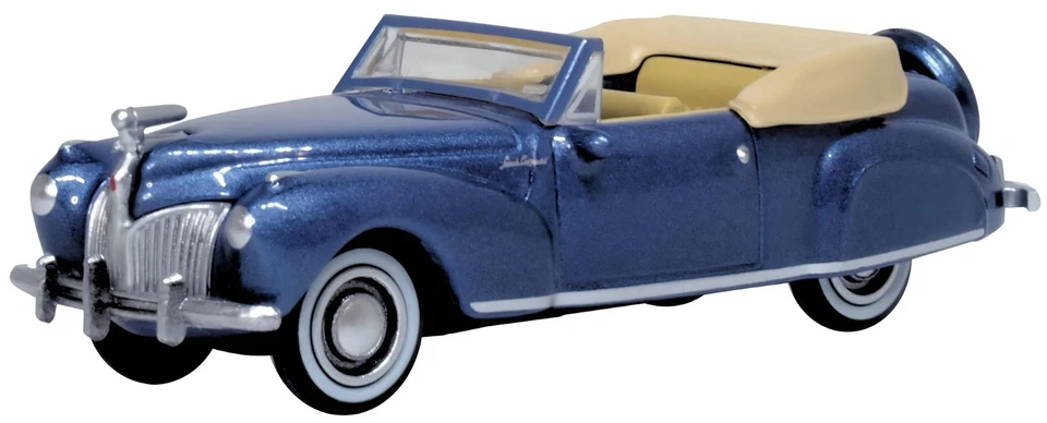 OXFORD DIECAST - LINCOLN Continental 1941 cabriolet Blu - 1/87 - OXF87LC41007 - Immagine 1 di 3