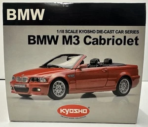 Coche deportivo alemán Kyosho 1/18 BMW M3 descapotable 1:18 - Imagen 1 de 12