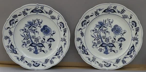 BLUE DANUBE JAPAN 2 von 14 Speiseteller Ø 26cm Zwiebelmuster Blue Onion sehr gut - Picture 1 of 14