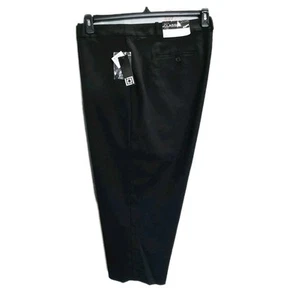 Liz Claiborne Career Women Emma Classic Ankle Crop Pants Black Plus Size 20W NEW - Picture 1 of 6