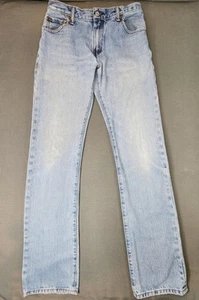 Levis 517 Jeans Mens 30x36 Fits 29x35 Bootcut Blue Denim Western Slim Cowboy - Picture 1 of 15