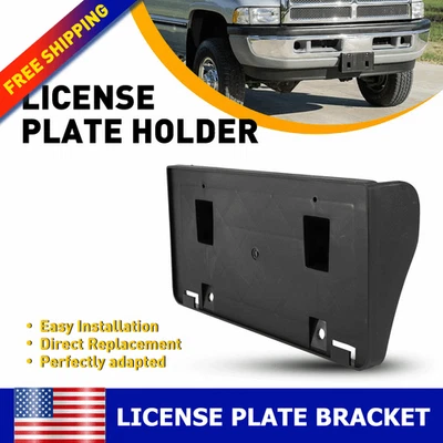 Кронштейн для номерного знака на передний номер подходит для Dodge Ram 2500 3500 1994-2002 годов выпуска основание 95 96 97 - Изображение 1 из 4