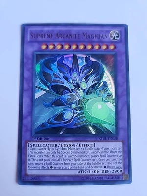 Yugioh Supreme Arcanite Magician STBL-EN038 (Ultra Rare) 1st Edition #Y103 - Image 1 of 2