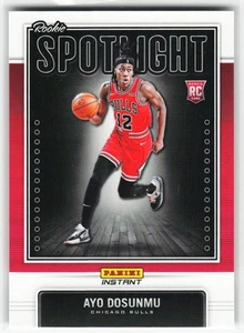 2021-22 Panini Instant Rookie Spotlight Ayo Dosunmu RC #RS-30 /245 Chicago Bulls - Picture 1 of 2