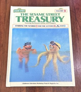 The Sesame Street Treasury Volume 9 Starring 9 And M N O 1983 Muppets - Picture 1 of 5