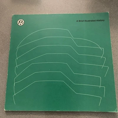 Volkswagen VW Breve libro de historia ilustrado 1934-1981 - cubierta verde Foto 1 de 4