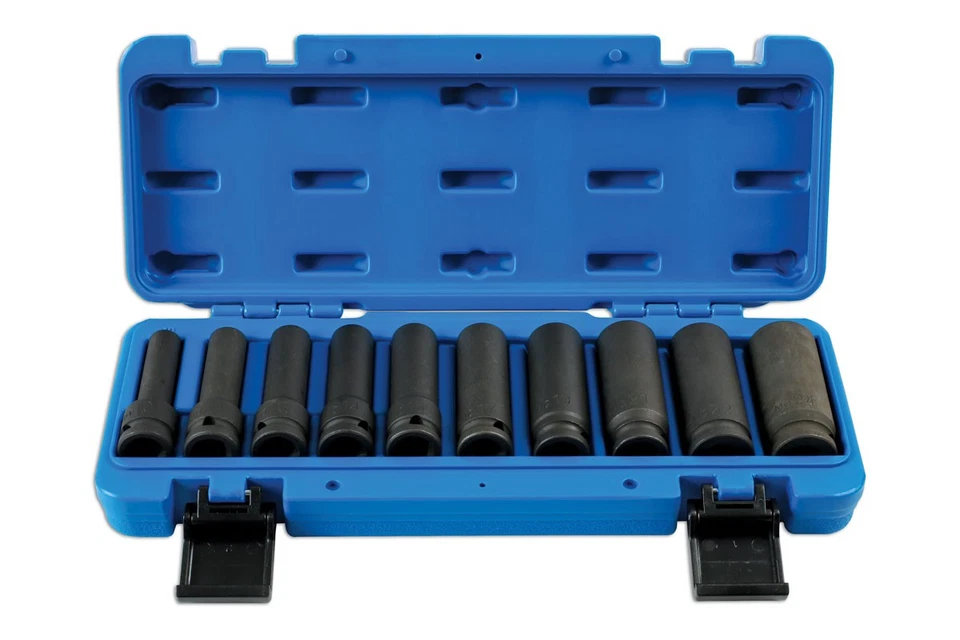 Laser Tools Deep Impact Socket Set 1/2"D 10pc 7041 - Image 1 of 1