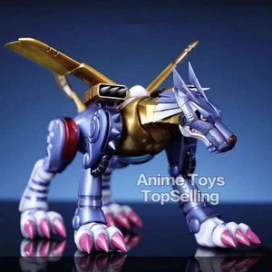 Neu 9 cm Anime Digimon Abenteuer Figur Metall Garurumon Action PVC Modell Spielzeug Geschenk - Bild 1 von 11