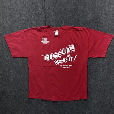 Camiseta De Colección 2007 Cleveland Cavaliers Finals Juego 4 Talla XL Levántate ¡Tráelo! Foto 1 de 4