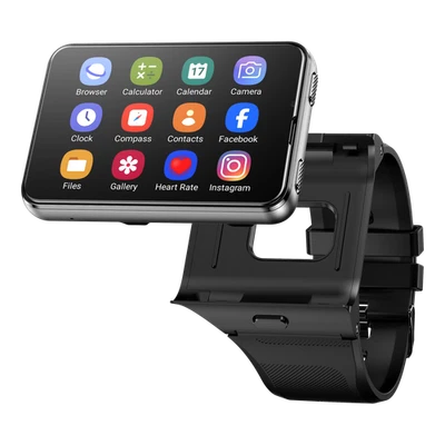 2.88in Larger Screen 4G Smart Watch Android 11 Dual Camera WIFI GPS SIM Support - Image 1 of 4