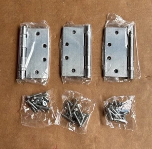 Pack Of -3 HAGER BB1191, Hinge, 4.5 X4.5, US26D, Heavy Duty, USA - Picture 1 of 3