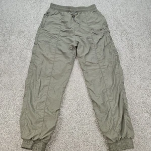 Wilo The Label Track Pants Women's Size XS Sage Green Mesh Lined Anthropologie - Picture 1 of 9