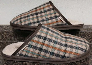 Ciabatte da uomo 11 stile zoccoli a quadri marrone Staheekum - Foto 1 di 6