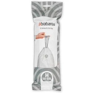 Brabantia Bin Liners 50L Code H Grey 50 Litre PerfectFit Bags Deal Prices - Picture 1 of 1