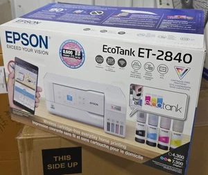 Epson EcoTank ET-2840 All-in-One Color Inkjet Printer Scanner - New - Picture 1 of 2
