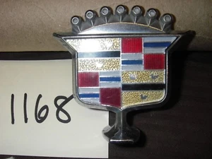 #1168J2 Cadillac Hood Crest 1960's, 1970's - Picture 1 of 5
