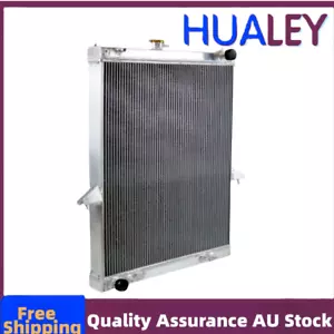 Aluminium Radiator For 3Row Nissan Patrol Y61 GU 3.0L ZD30T 4.2L TD42T Diesel AT - Picture 1 of 7