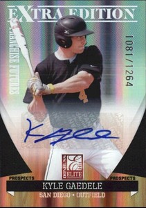 2011 (PADRES) Donruss Elite Extra Edition Franchise Futures Sig #76 Kyle Gaedele