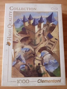 puzzle 1000 new saeled made in Italy FANTASY tipo Escher castle architecture - Foto 1 di 9