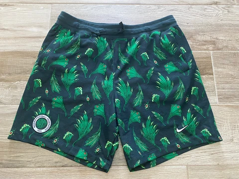 NIKE NIGERIA FOOTBALL SOCCER ALUMNI JDI SHORTS SEAWEED WHITE CU1408 364 sz L Cover