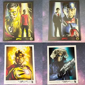 the Flash CW TV Show Art Print lot of 4 Prints 8.5 x 11 Alter Egos Brian C. Roll - Picture 1 of 16