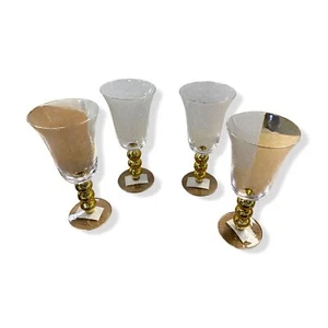 $112 Neiman Marcus Gold Ball Goblets, Set of 4 | 13oz - Picture 1 of 9