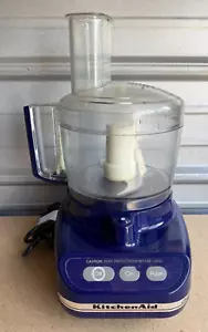 KitchenAid Food Processor KFP600BU Motor, Bowl, Top, & Food Pusher Tested Works - Picture 1 of 10