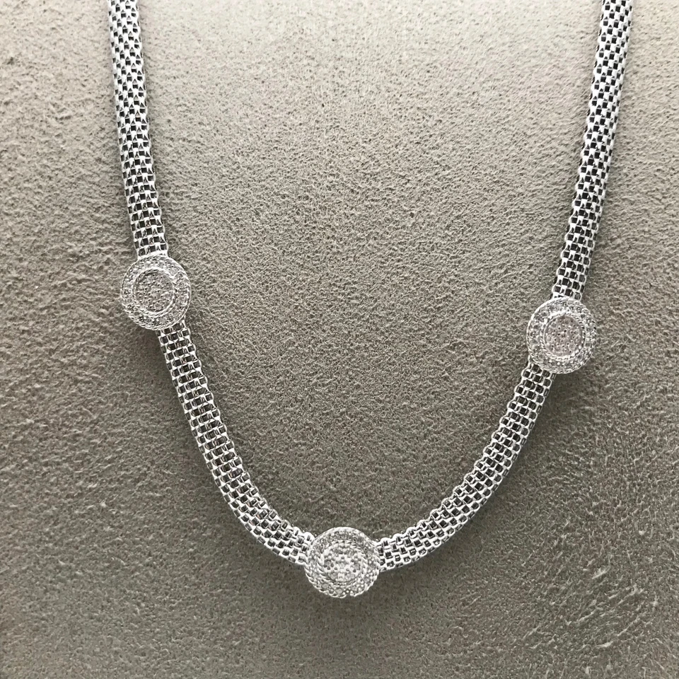 COLLANA Silver Armony da Donna in argento 925 e zirconi ref. SA0308 - Immagine 1 di 1