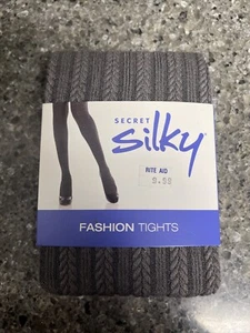 Secret Silky Fashion Tights CHARCOAL Size D - Picture 1 of 3