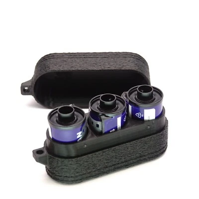 Ausgeknipst Film Box Dose Behälter Case Container für 3x 35mm 135 Film