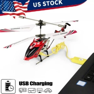 3.5CH Mini Syma S107G RC Helicopter Metal Remote Control Helicopter Kid Gift Red - Picture 1 of 13