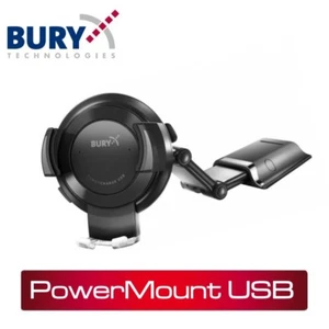 THb Bury PowerMount USB Universal Phone Charging Cradle with Adaptable Arm - Picture 1 of 7